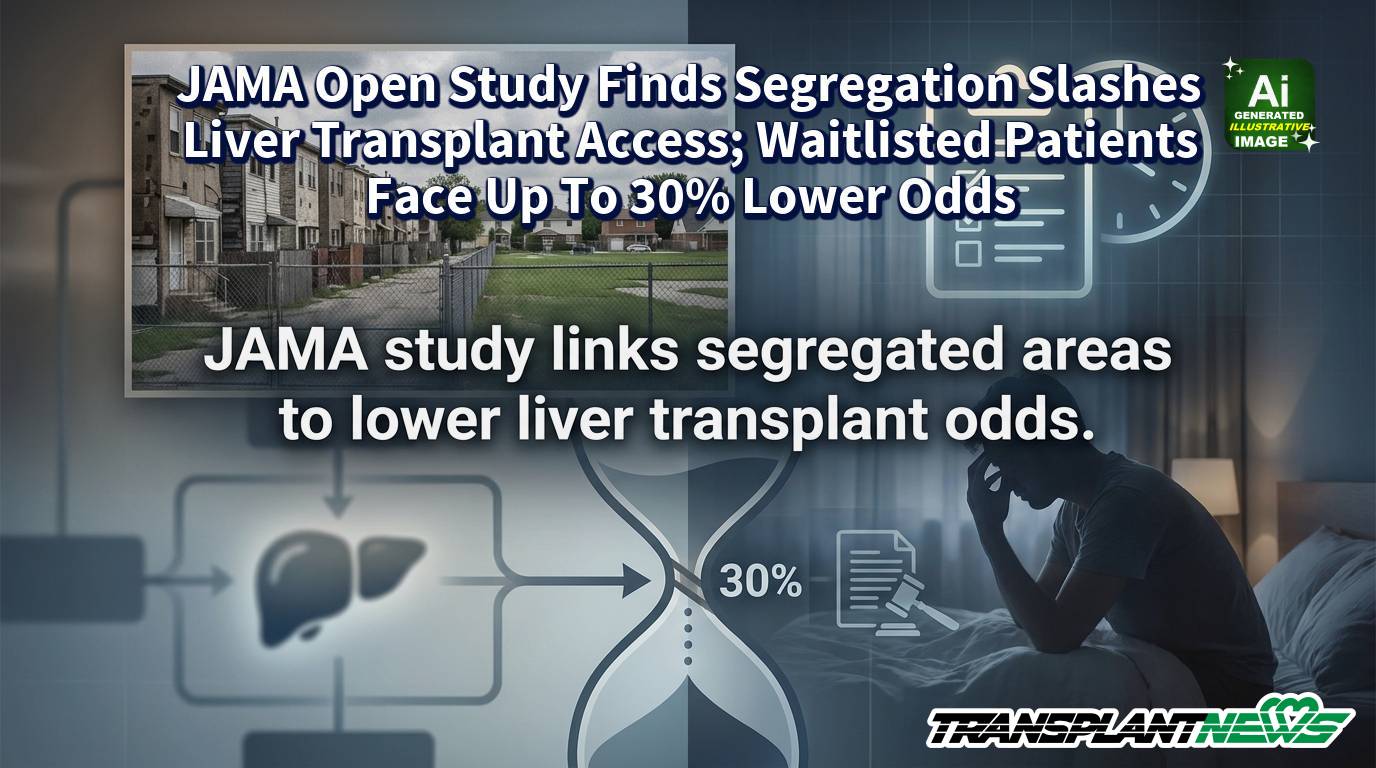 JAMA Open Study Finds Segregation Slashes Liver Transplant Access; Waitlisted Patients Face Up To 30% Lower Odds