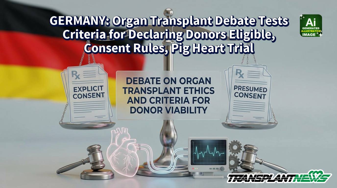 GERMANY: Organ Transplant Debate Tests Criteria for Declaring Donors Eligible, Consent Rules, Pig Heart Trial