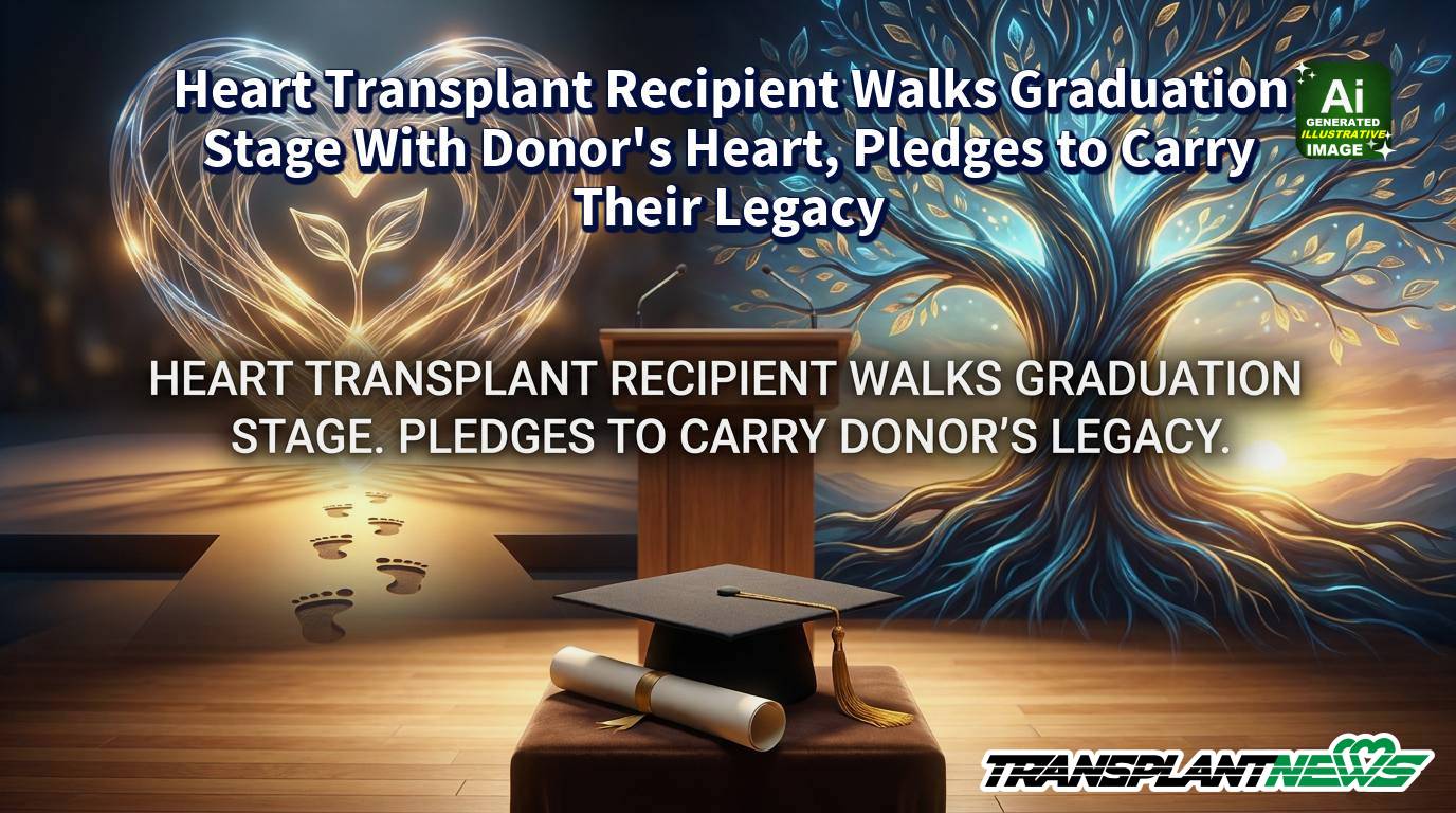 Heart Transplant Recipient Walks Graduation Stage With Donor's Heart, Pledges to Carry Their Legacy