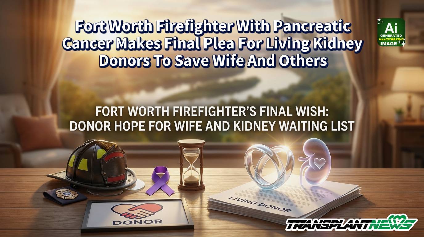 Fort Worth Firefighter With Pancreatic Cancer Makes Final Plea For Living Kidney Donors To Save Wife And Others