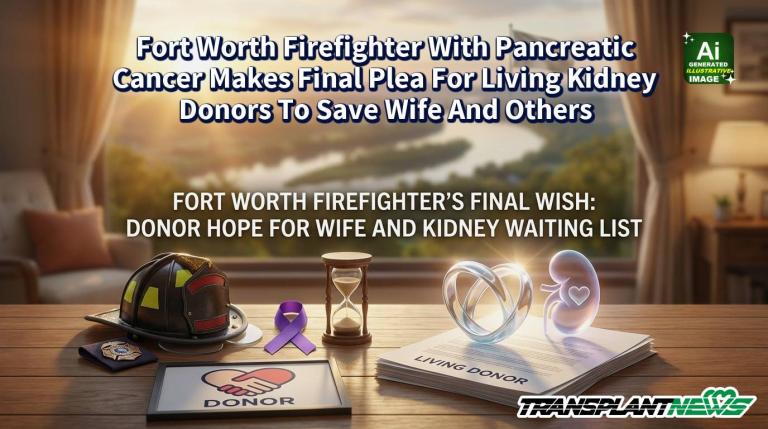 Fort Worth Firefighter With Pancreatic Cancer Makes Final Plea For Living Kidney Donors To Save Wife And Others