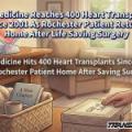 UR Medicine Reaches 400 Heart Transplants Since 2001 As Rochester Patient Returns Home After Life Saving Surgery