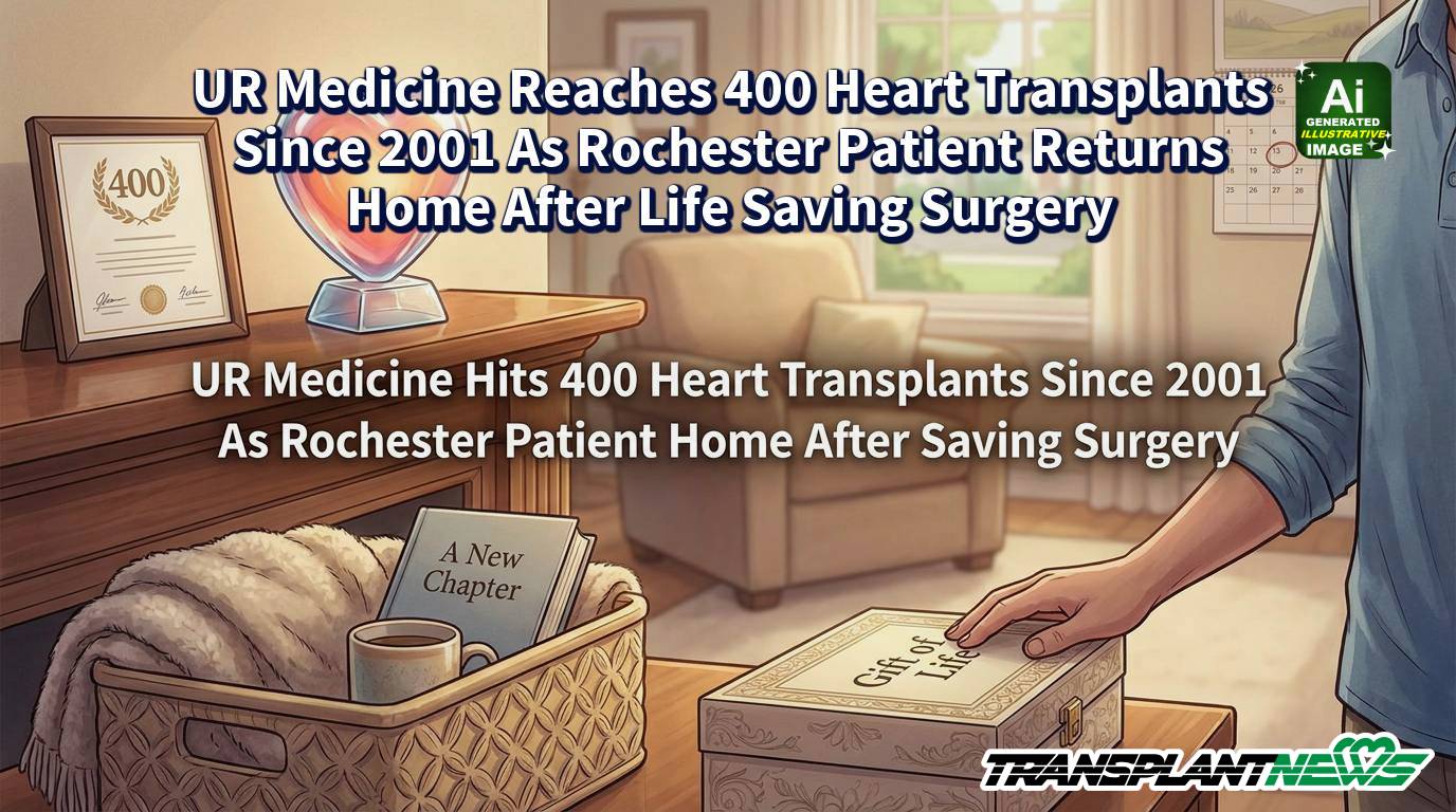 UR Medicine Reaches 400 Heart Transplants Since 2001 As Rochester Patient Returns Home After Life Saving Surgery
