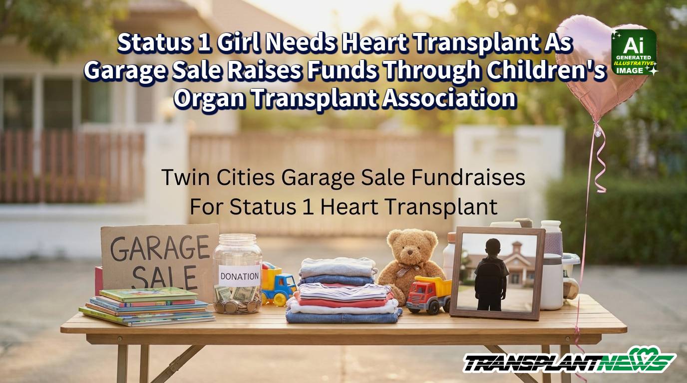 Status 1 Girl Needs Heart Transplant As Garage Sale Raises Funds Through Children's Organ Transplant Association