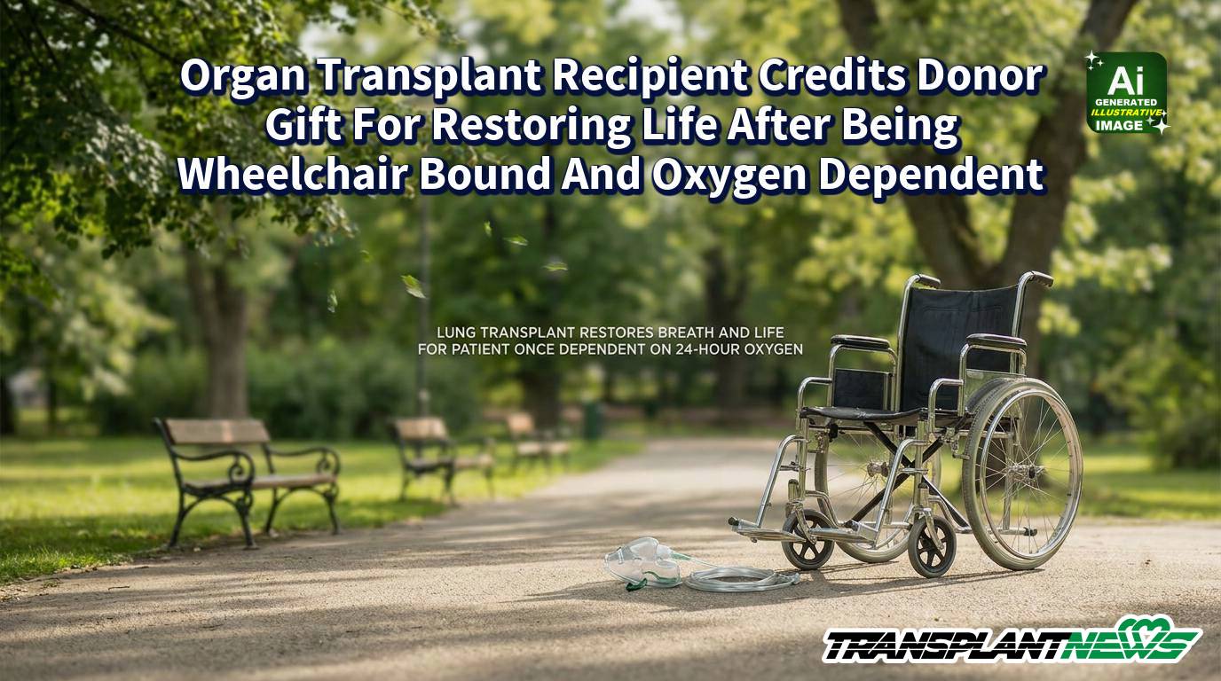 Organ Transplant Recipient Credits Donor Gift For Restoring Life After Being Wheelchair Bound And Oxygen Dependent