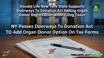 Donate Life New York State Supports Doorways To Donation Act Adding Organ Donor Registration When Filing Taxes