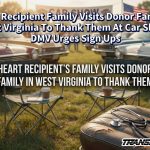 Heart Recipient Family Visits Donor Family In West Virginia To Thank Them At Car Show, DMV Urges Sign Ups