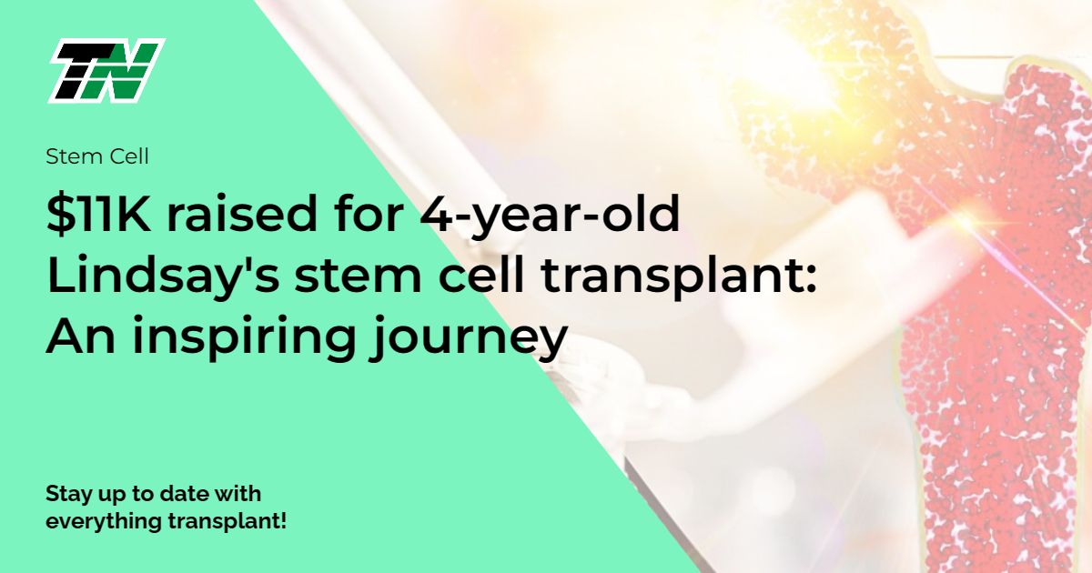 $11K raised for 4-year-old Lindsay’s stem cell transplant: An inspiring journey