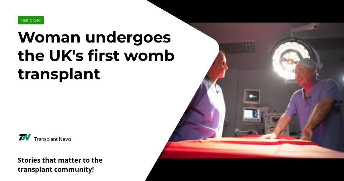 Woman undergoes the UK’s first womb transplant
