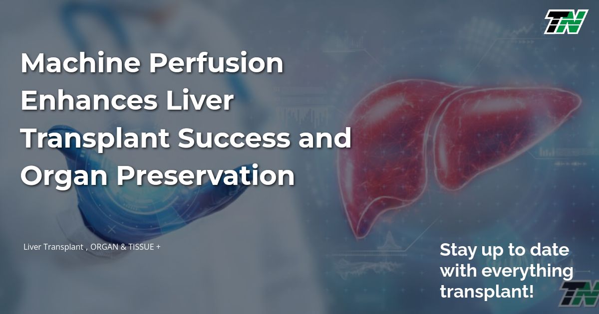 Machine Perfusion Enhances Liver Transplant Success And Organ Preservation