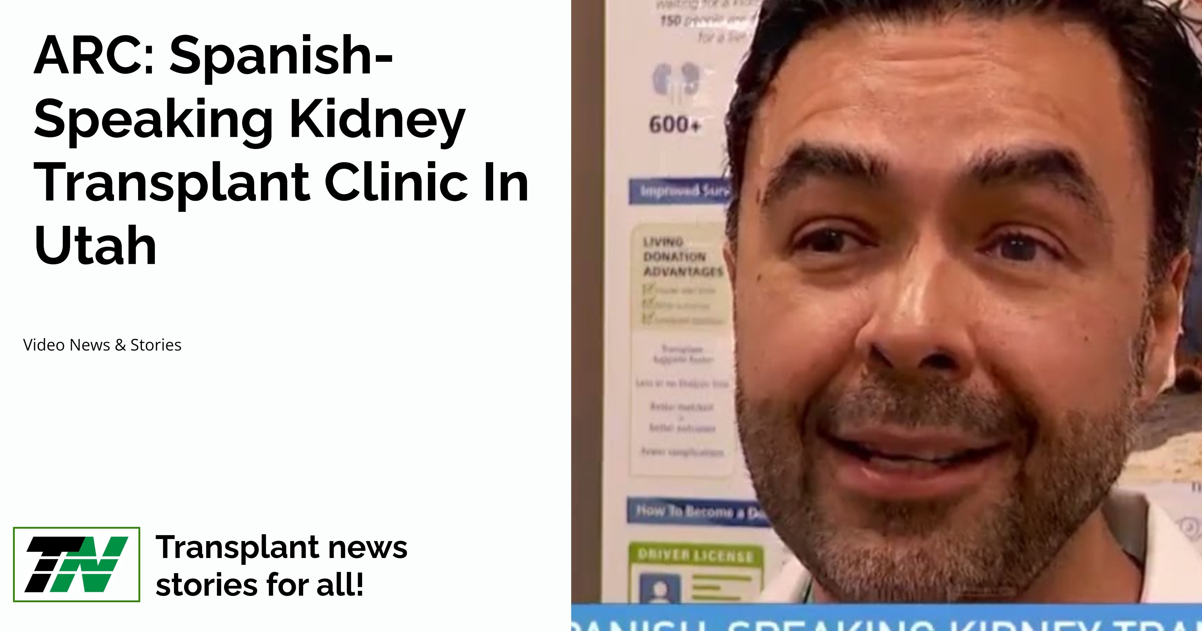 ARC: Spanish-speaking kidney transplant clinic in Utah