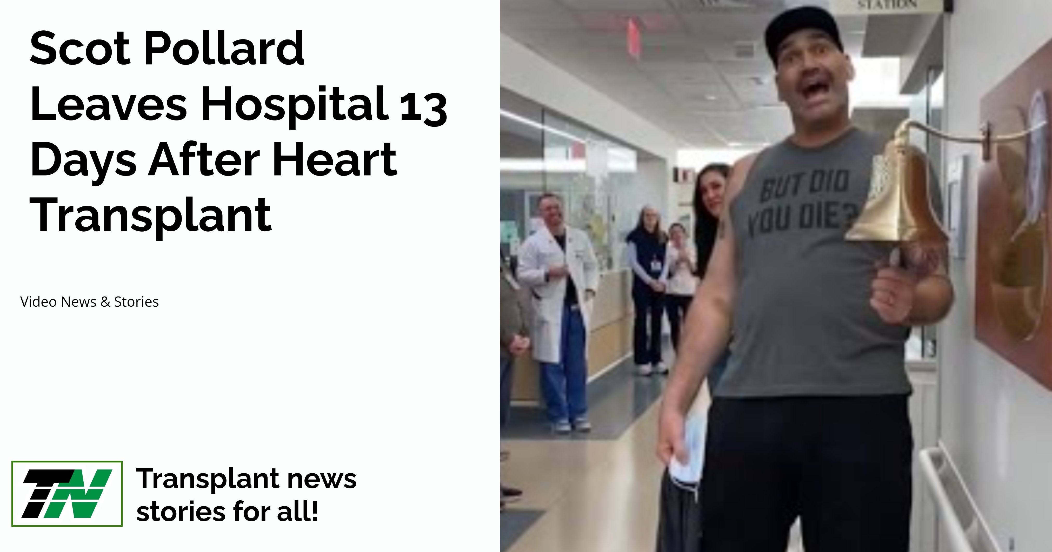 Scot Pollard leaves hospital 13 days after heart transplant