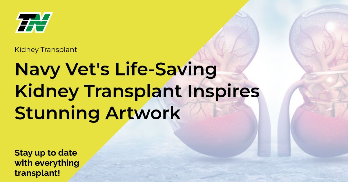 Navy Vet's Life-Saving Kidney Transplant Inspires Stunning Artwork
