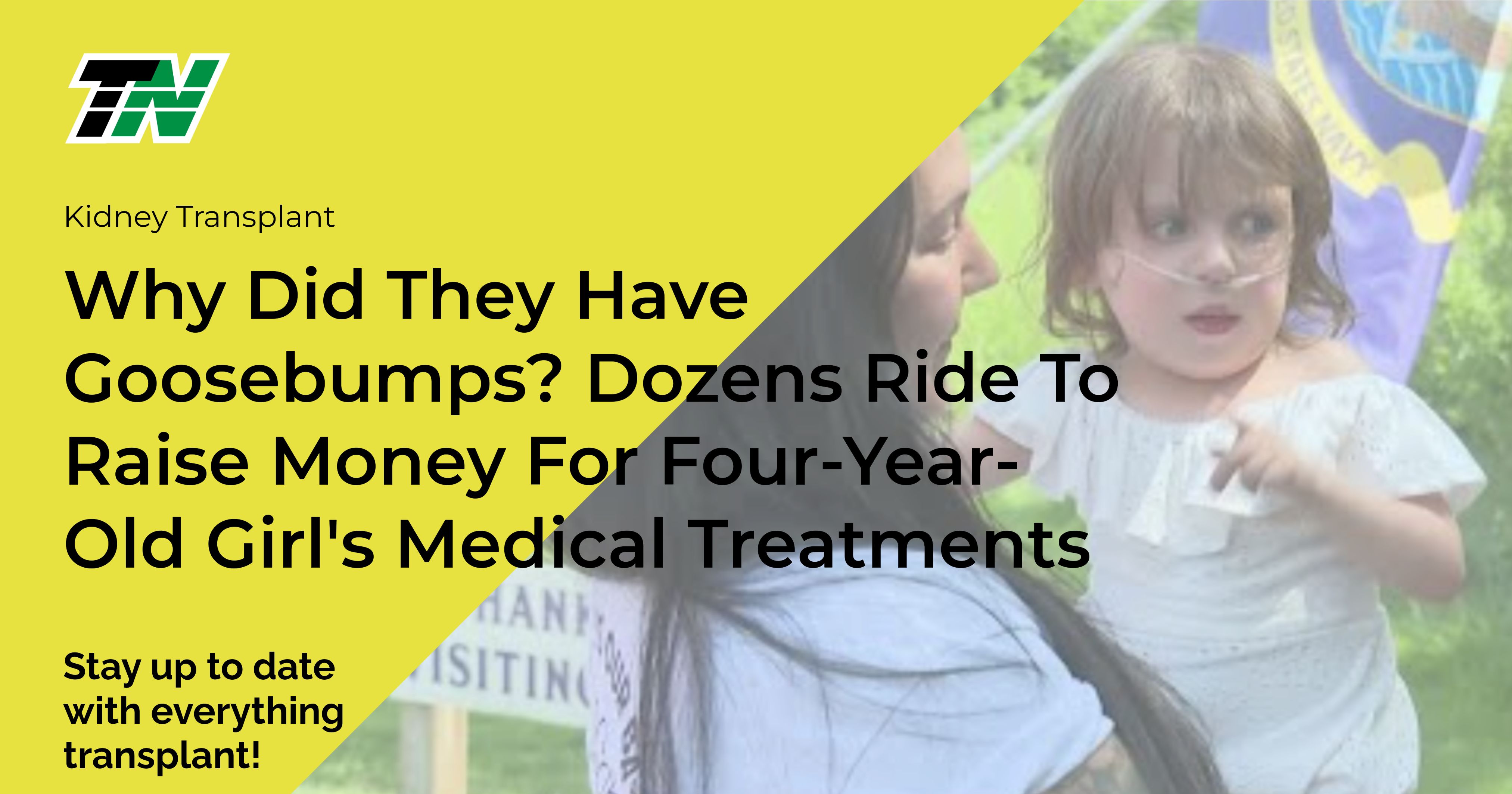 Why Did They Have Goosebumps? Dozens Ride to Raise Money for Four-Year-Old Girl’s Medical Treatments