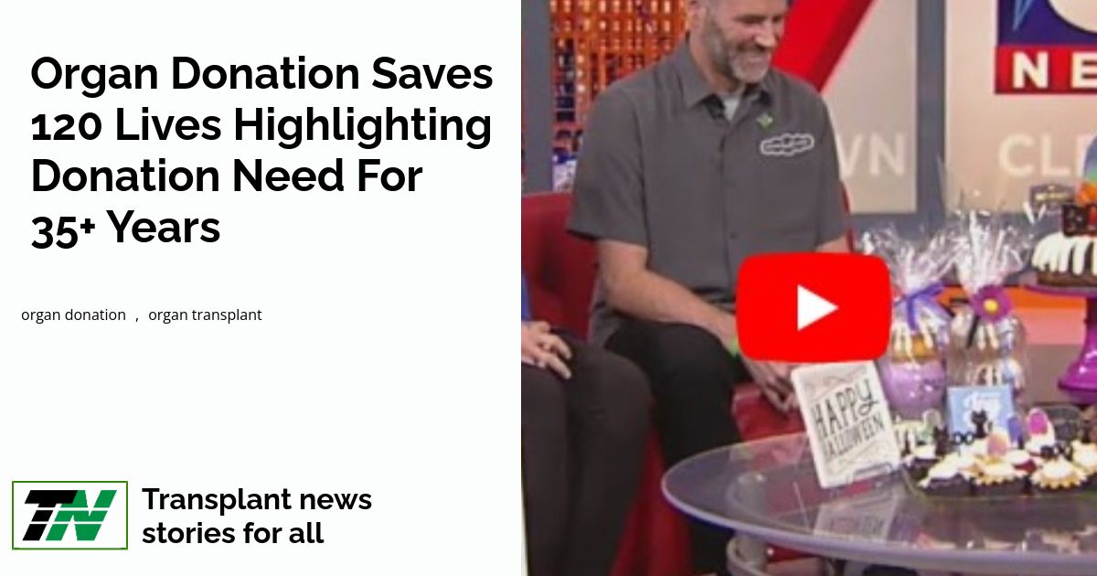 Organ Donation Saves 120 Lives  Highlighting Donation Need for 35+ Years
