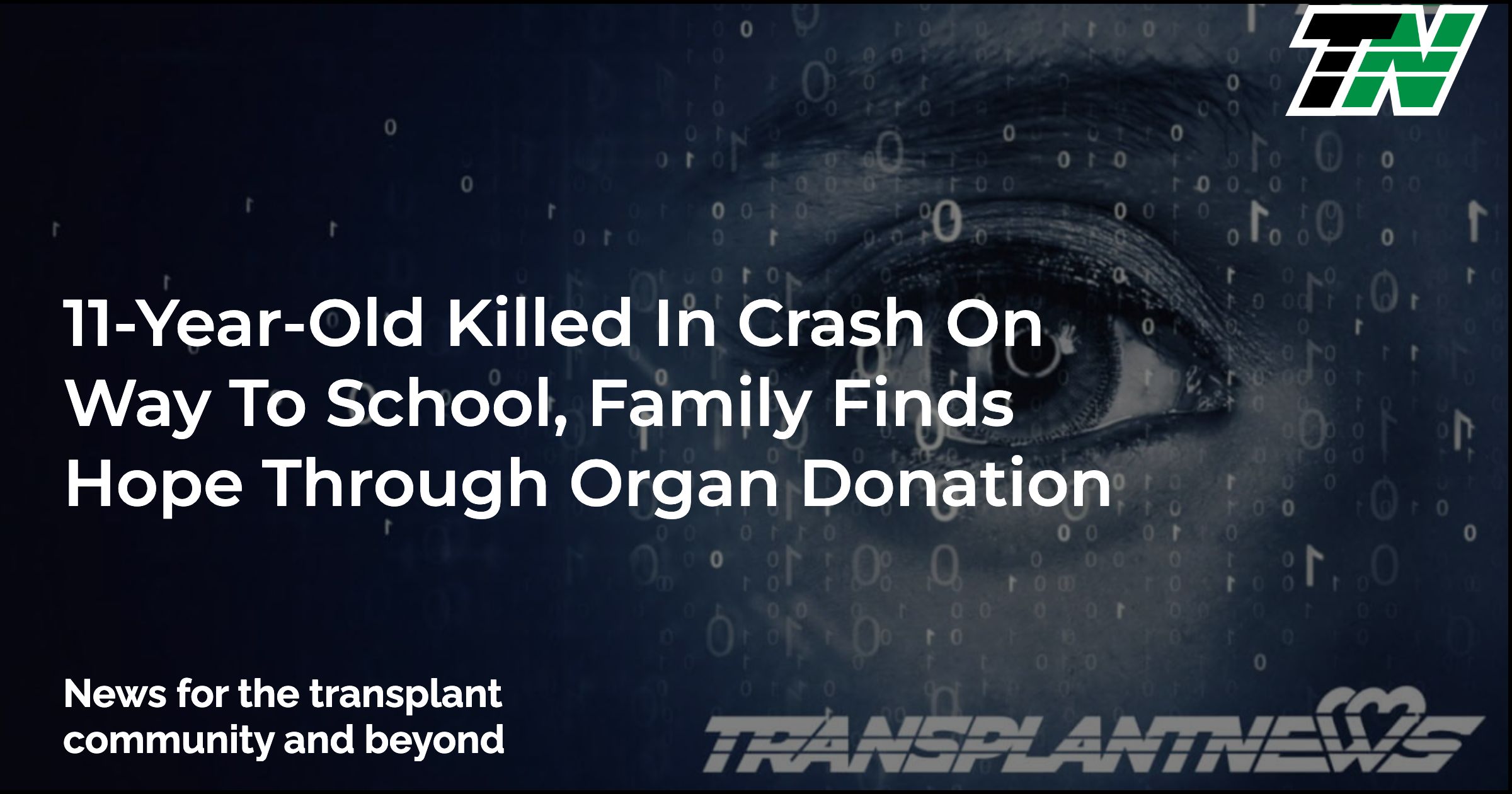 11-Year-Old Killed in Crash on Way to School, Family Finds Hope Through Organ Donation