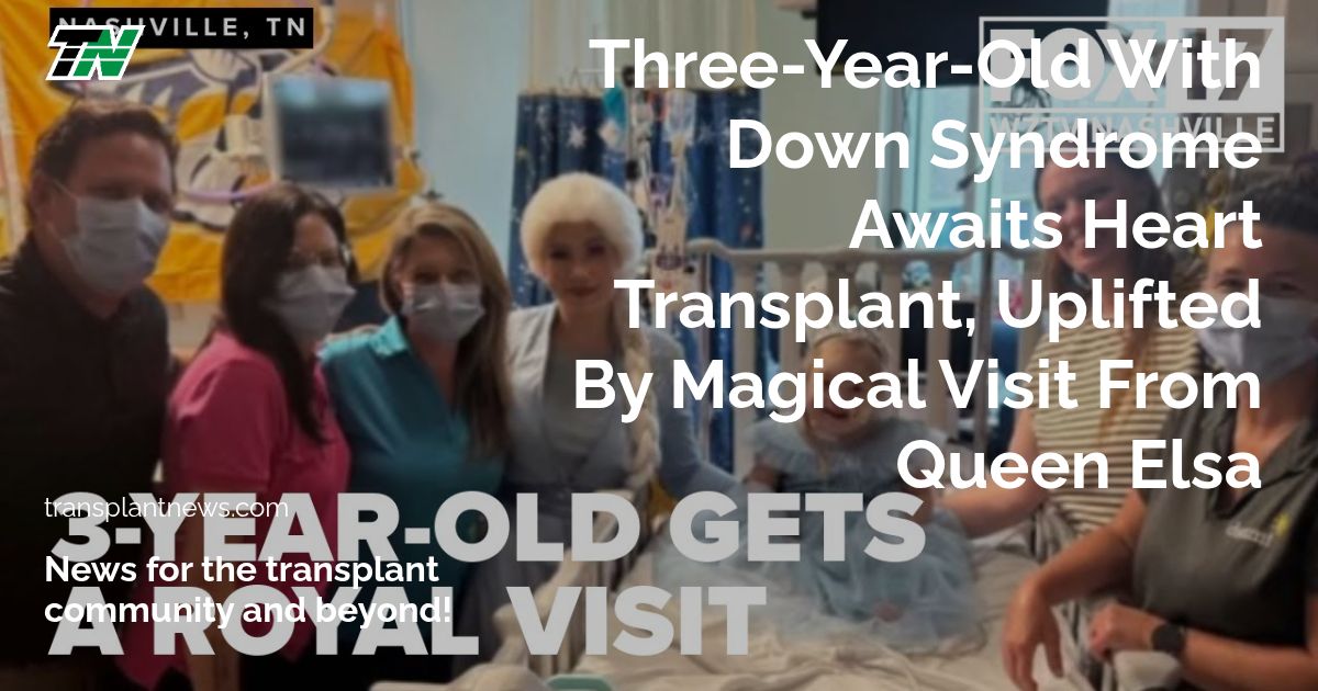 Three-Year-Old With Down Syndrome Awaits Heart Transplant, Uplifted By Magical Visit From Queen Elsa