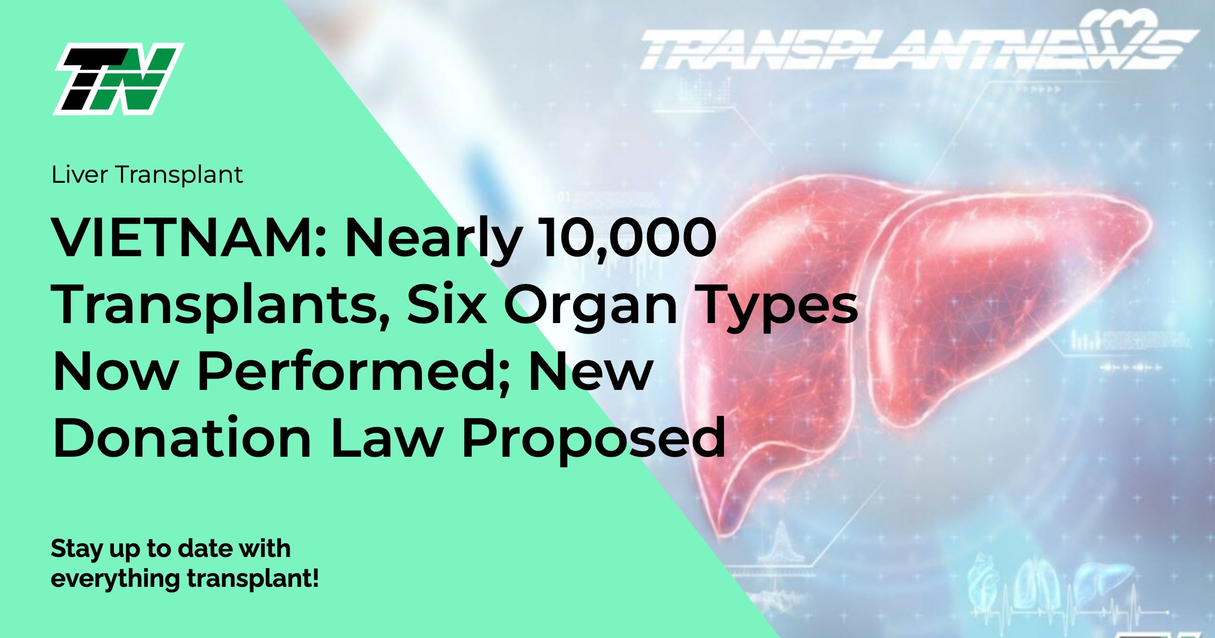 VIETNAM: Nearly 10,000 Transplants, Six Organ Types Now Performed; New Donation Law Proposed