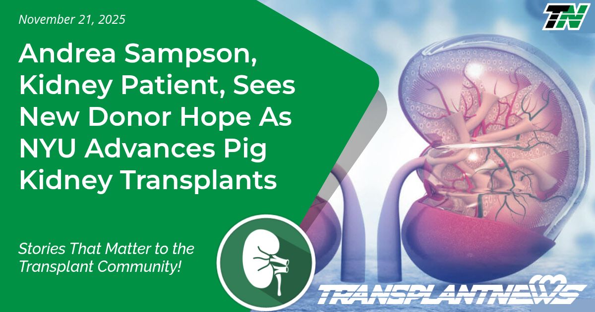 Andrea Sampson, Kidney Patient, Sees New Donor Hope As NYU Advances Pig Kidney Transplants