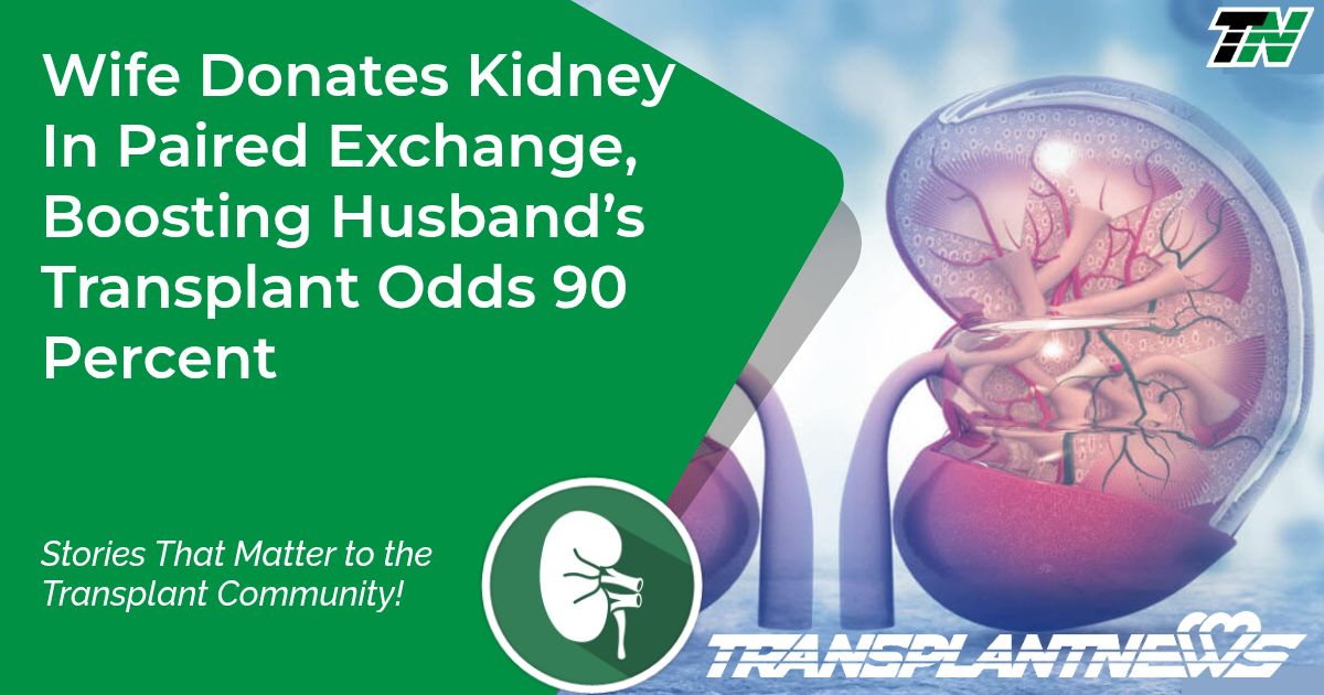 Wife Donates Kidney In Paired Exchange, Boosting Husband’s Transplant Odds 90 Percent